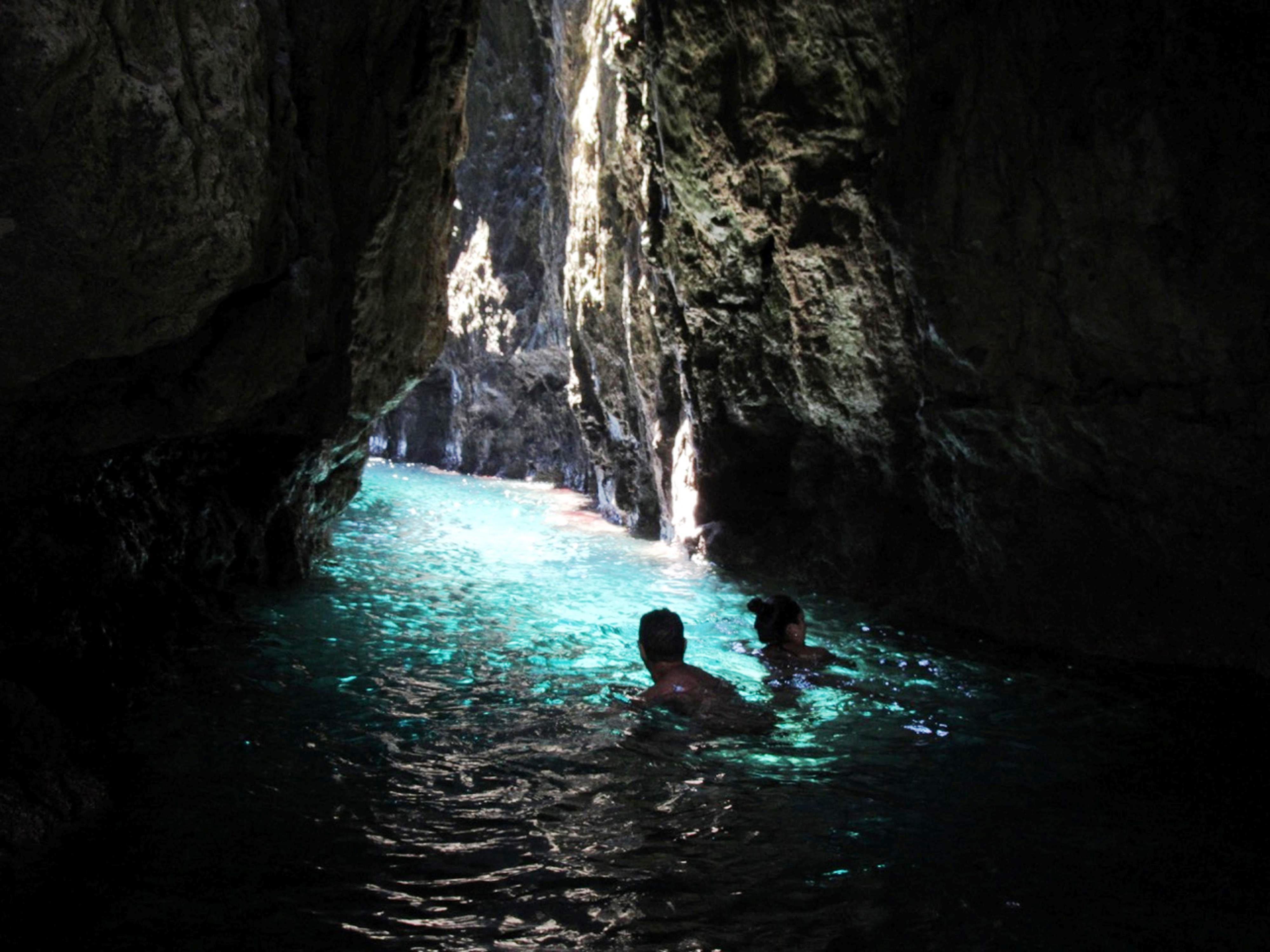 Escursione in grotta all'Argentario